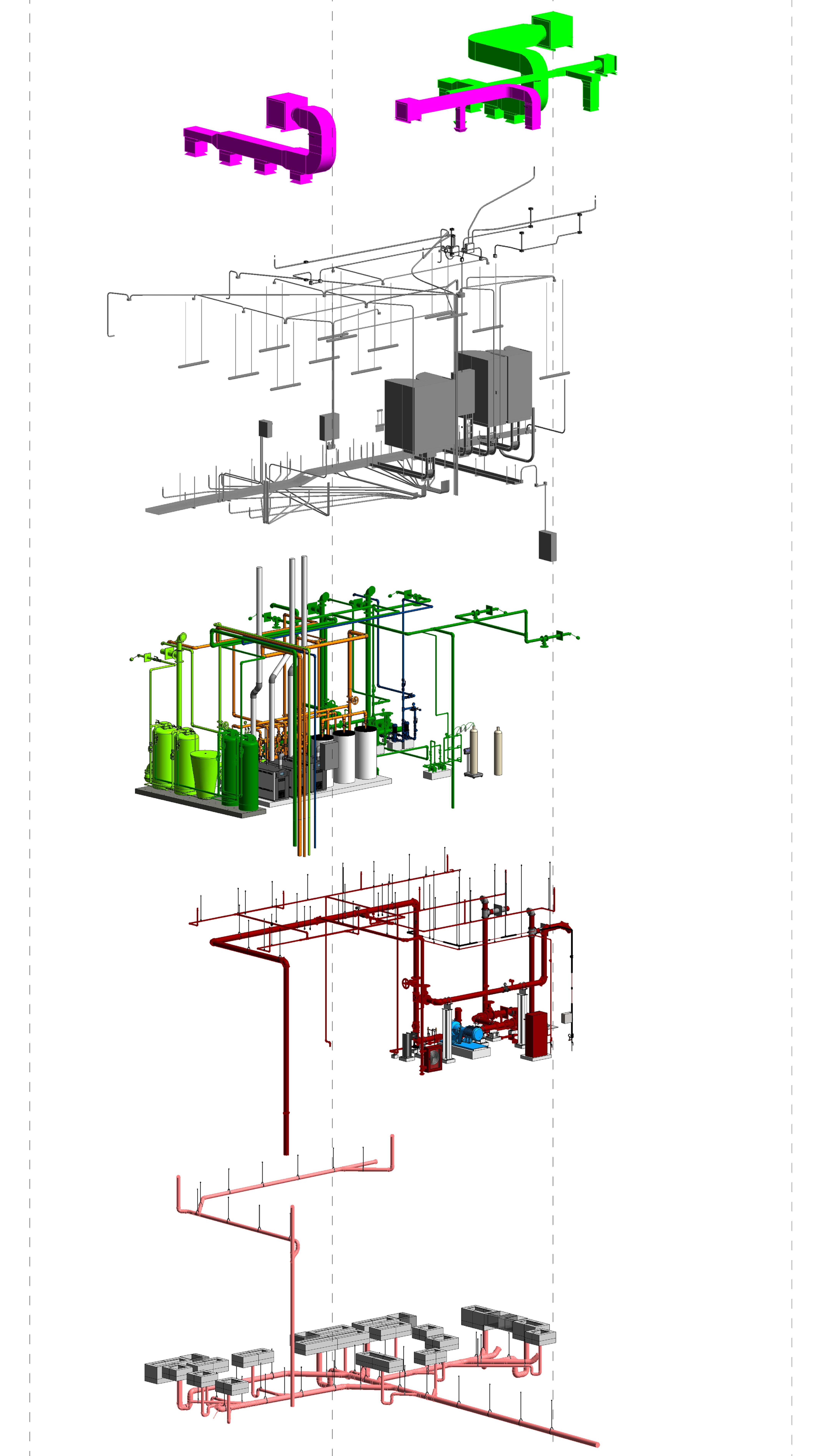 Revit MEP coordination model